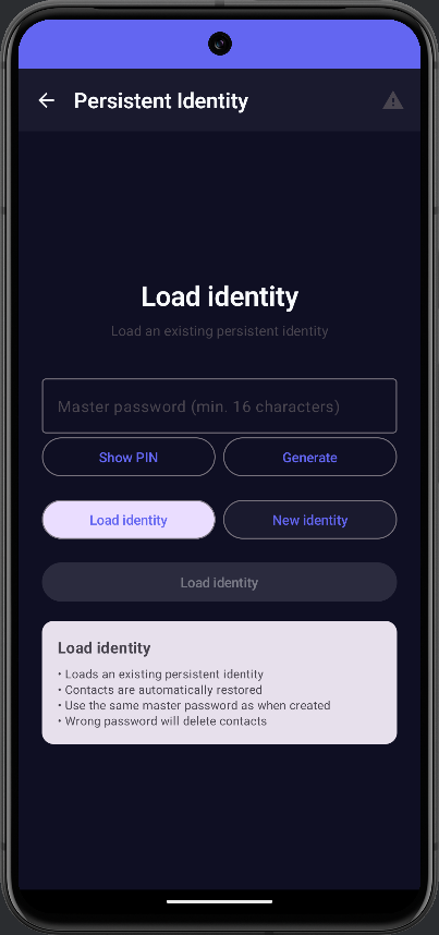 Persistent Identity Preview